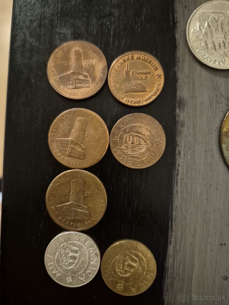 Pamatné mince - slovenské a české hrady a zámky - 6
