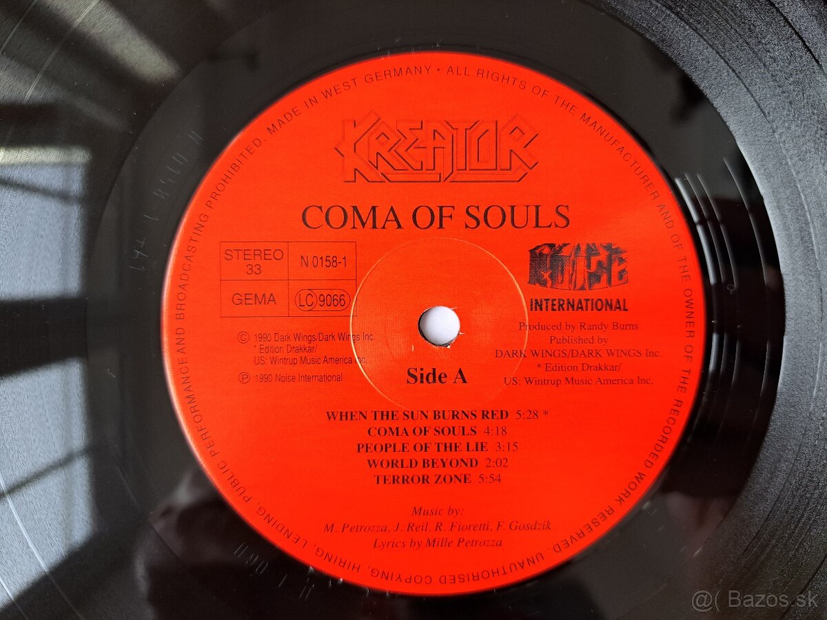 Lp KREATOR - Coma of Souls. - 6