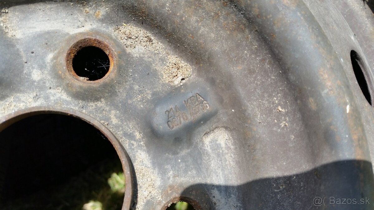 plechove disky 4x100 5,5x14 ET45 - 6