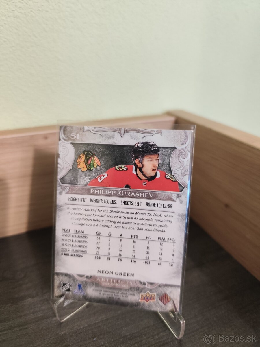 Hokejové kartičky Artifacts 2024/25 - 6