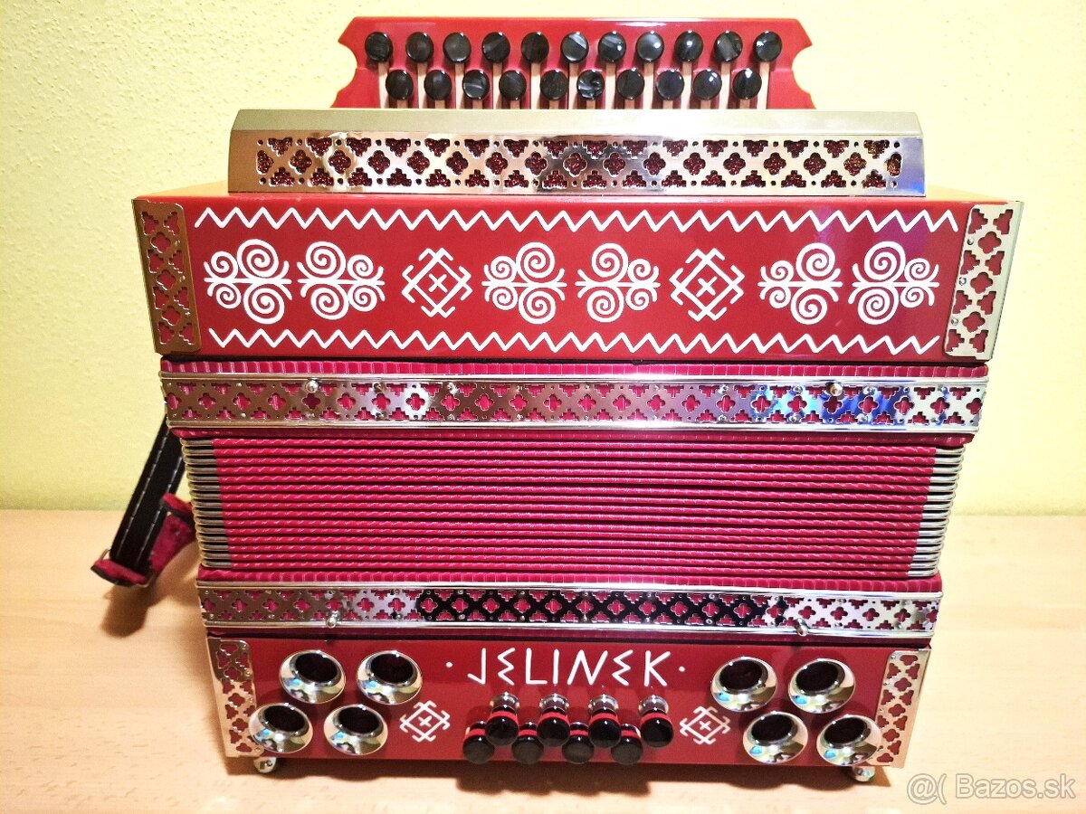 Heligónka E&R Jelinek, Elegant 2 Maľba čičmany - 6