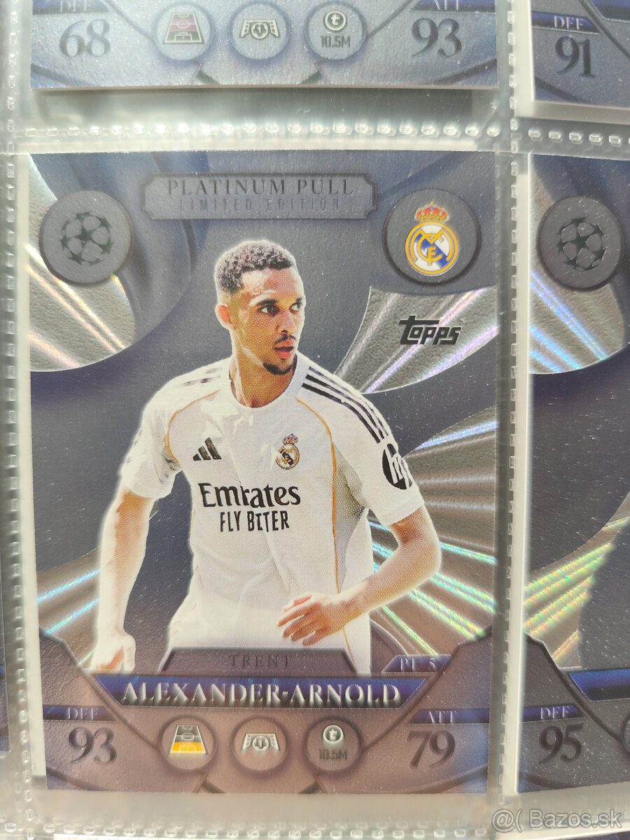 Futbalové kartičky Match Attax 2025/26 Platinum limit editio - 6