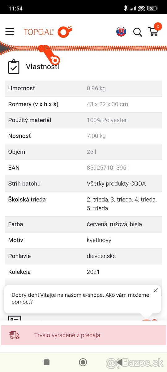 Školská taška - 6