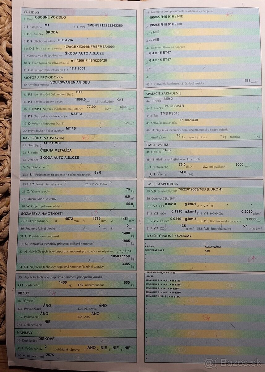 Škoda Octavia Combi 1.9 TDI 77 kW - 6