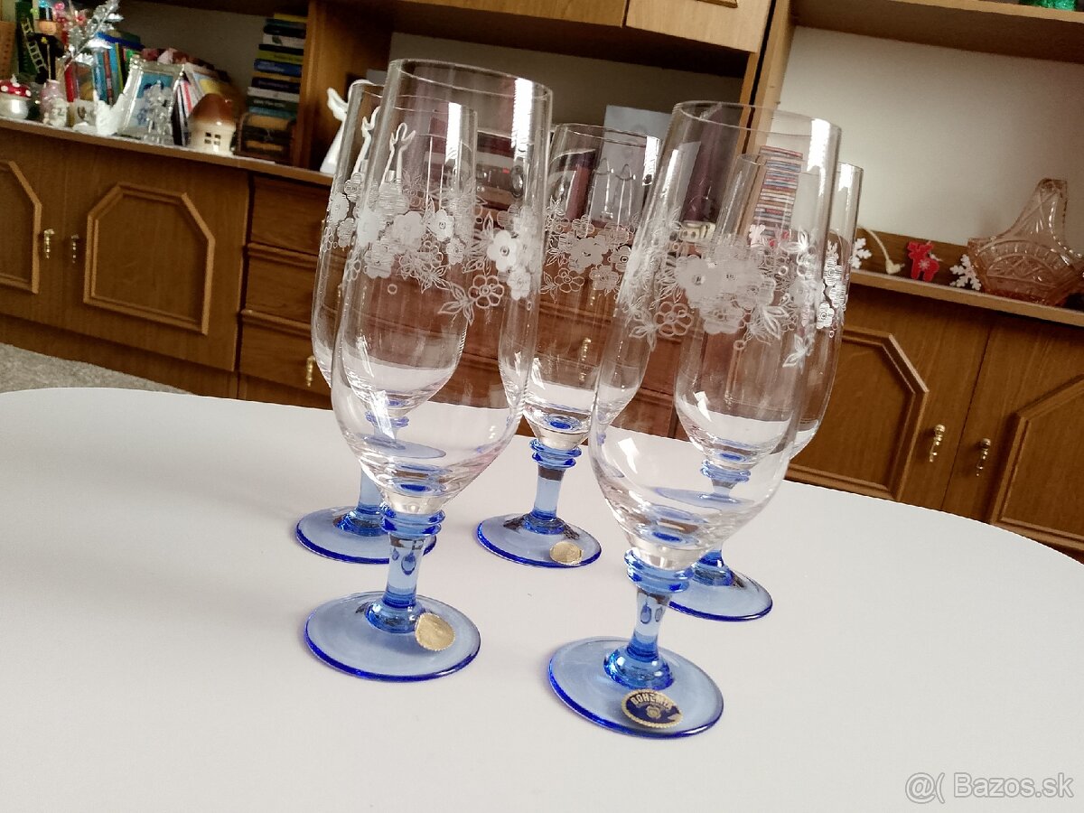 Poháre modré - 6