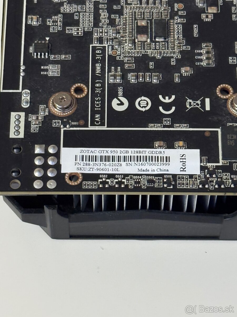 Zotac GeForce GTX 950 - 2GB - 6