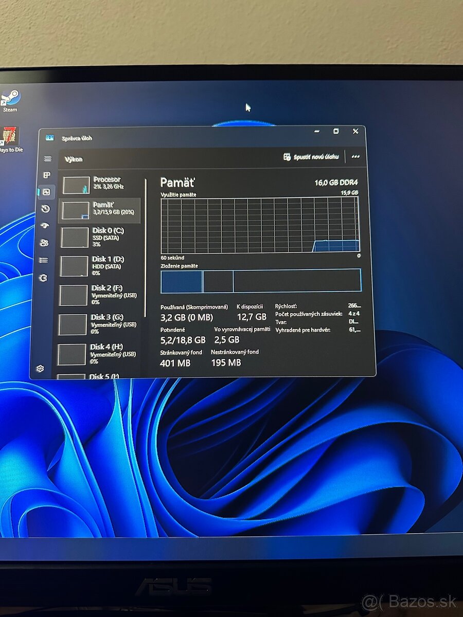 Predám Pc - I5 7500T, 16GB, RX580 8GB - 6