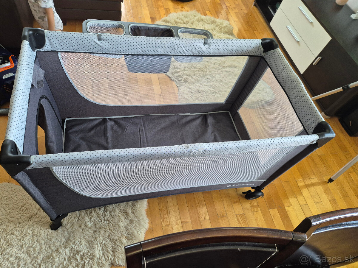 Polohovatelna cestovna postielka + prislusenstvo - 6