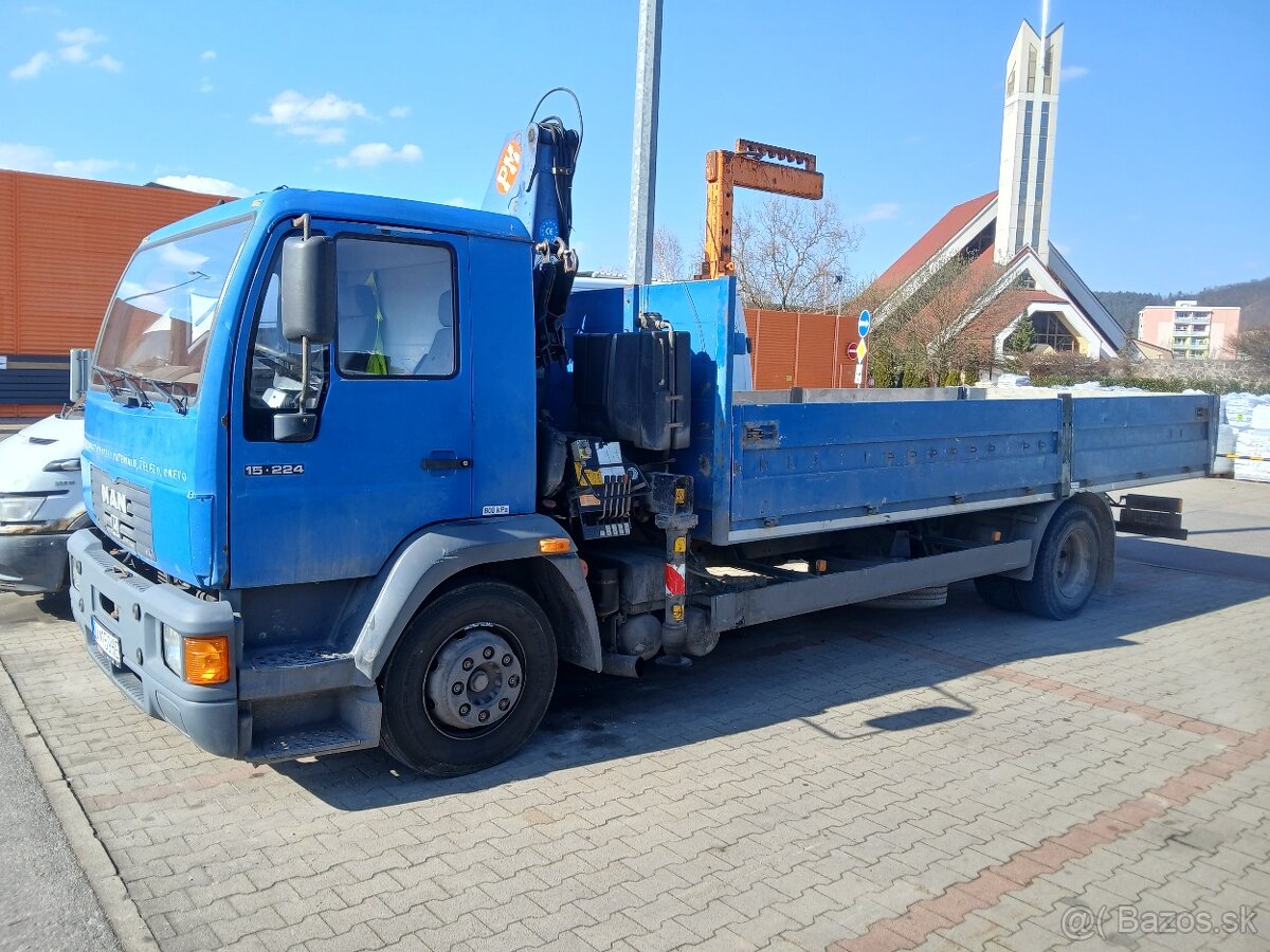 Predam valnik Man z hydraulickou rukou - 6