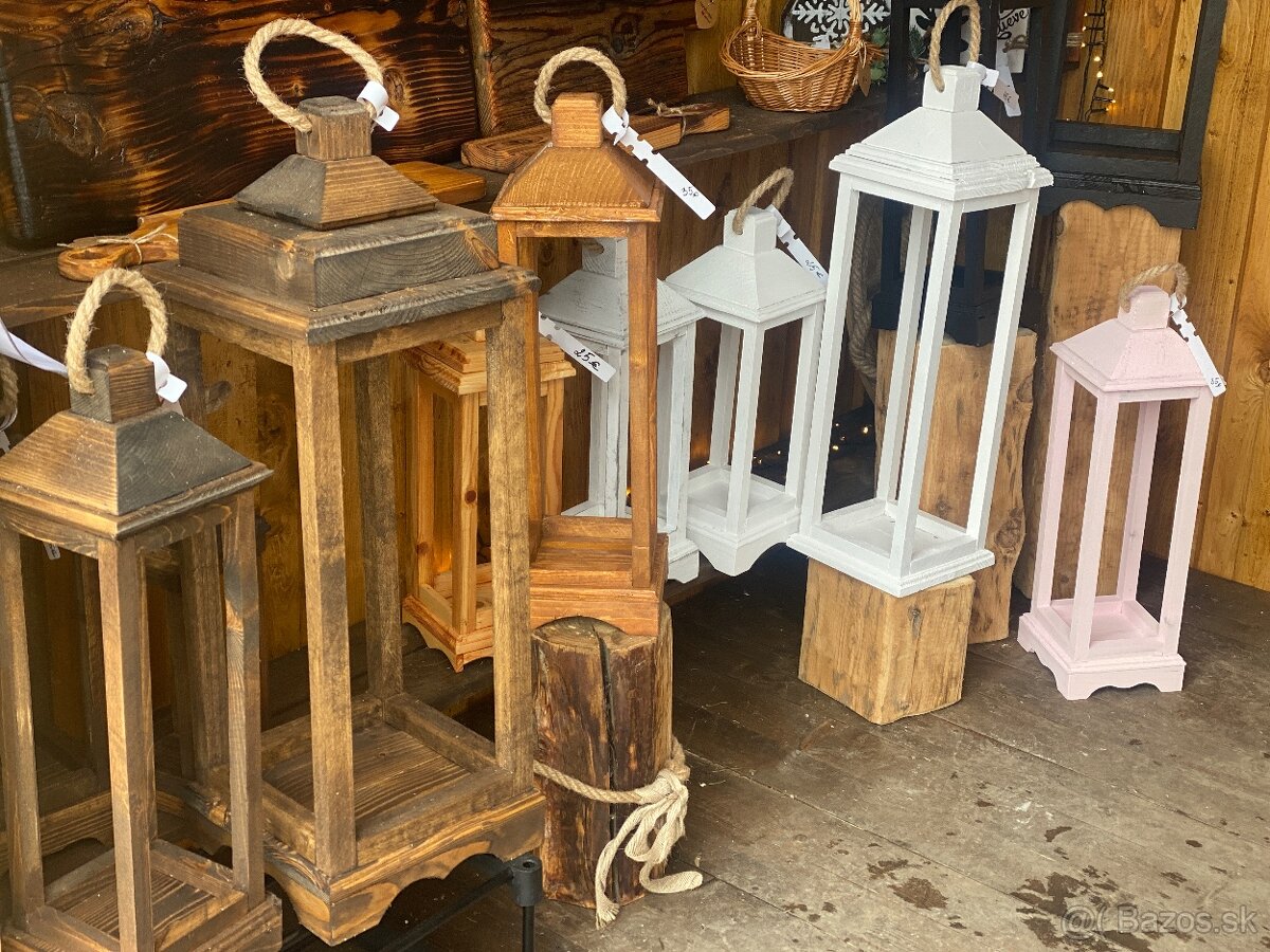 Zahradne lampáše z dreva - 6