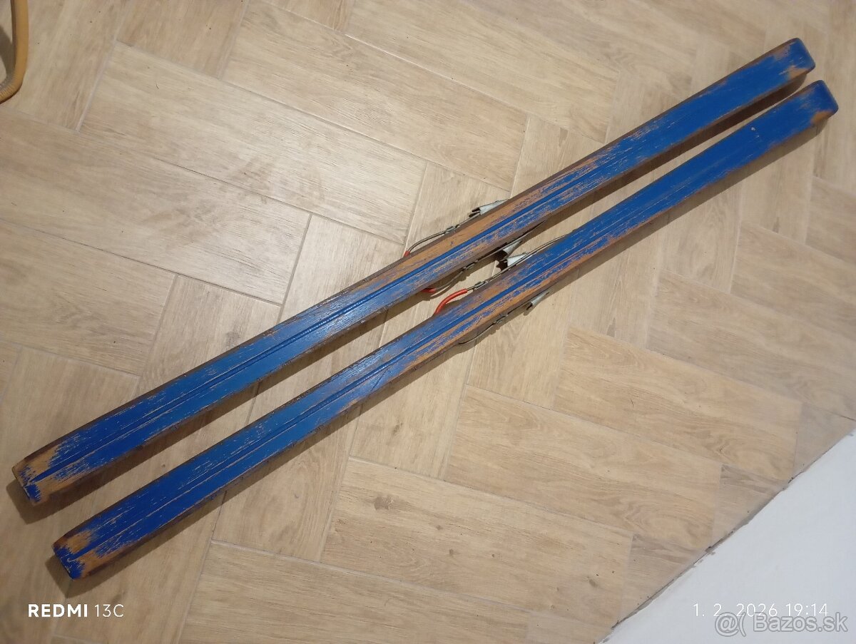 Staré drevené lyže - 6