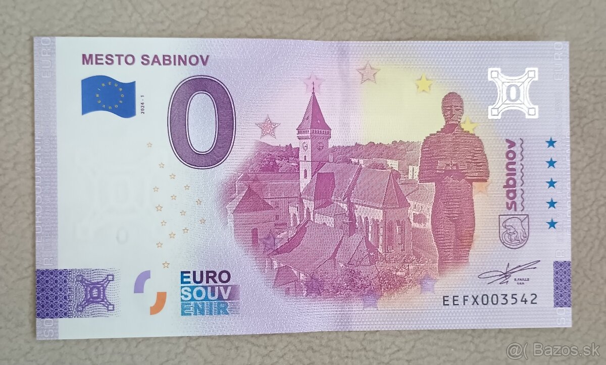 0 euro bankovky 2024 - 6