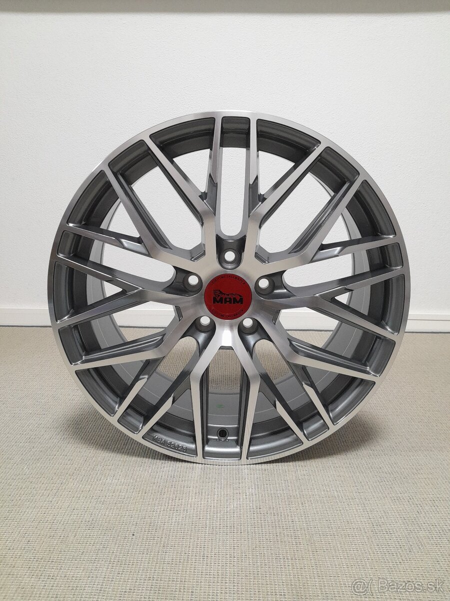 Alu disky R18 5x112 Et45 8J MAM RS4 PFP Seat Audi Vw Škoda - 6