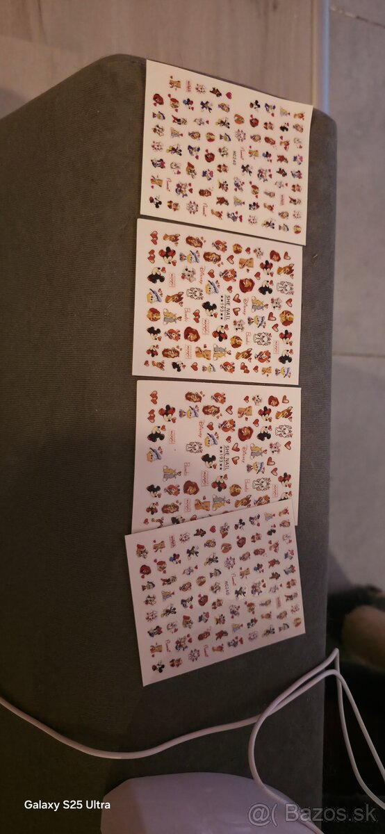 Gél laky, UV lampa, a nalepky - 6