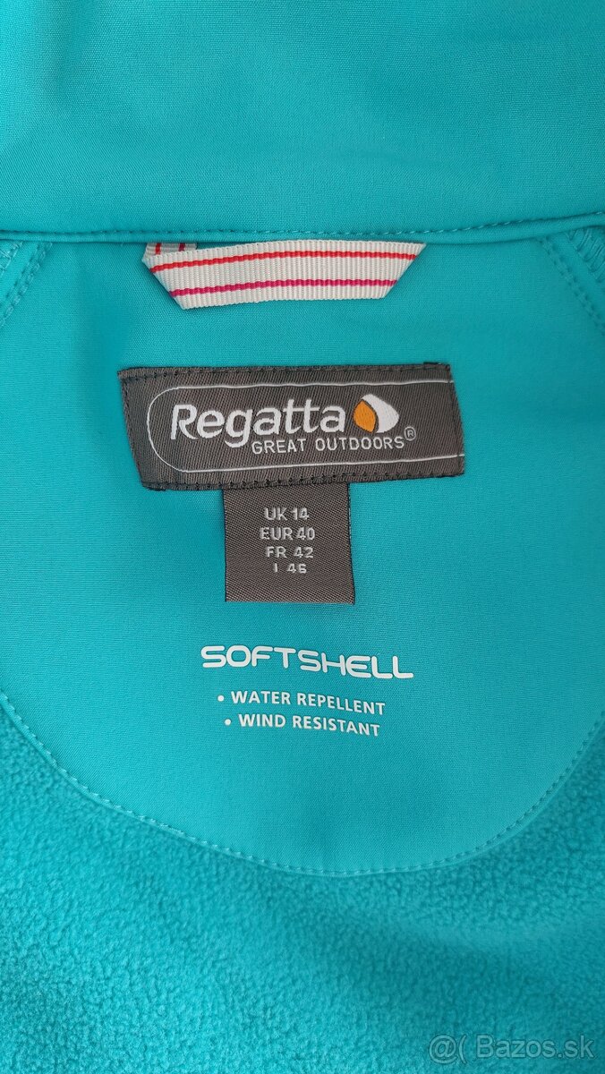 Dámska softshellová vetrovka čierna veľk. 40 / 14 - 6