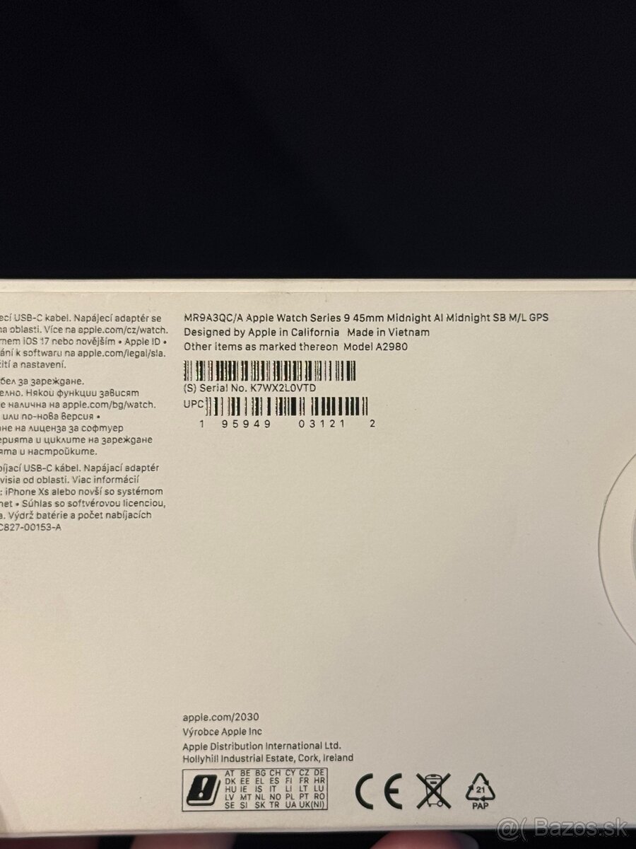 NEPOUŽÍVANÉ APPLE WATCH 9 45mm - 6