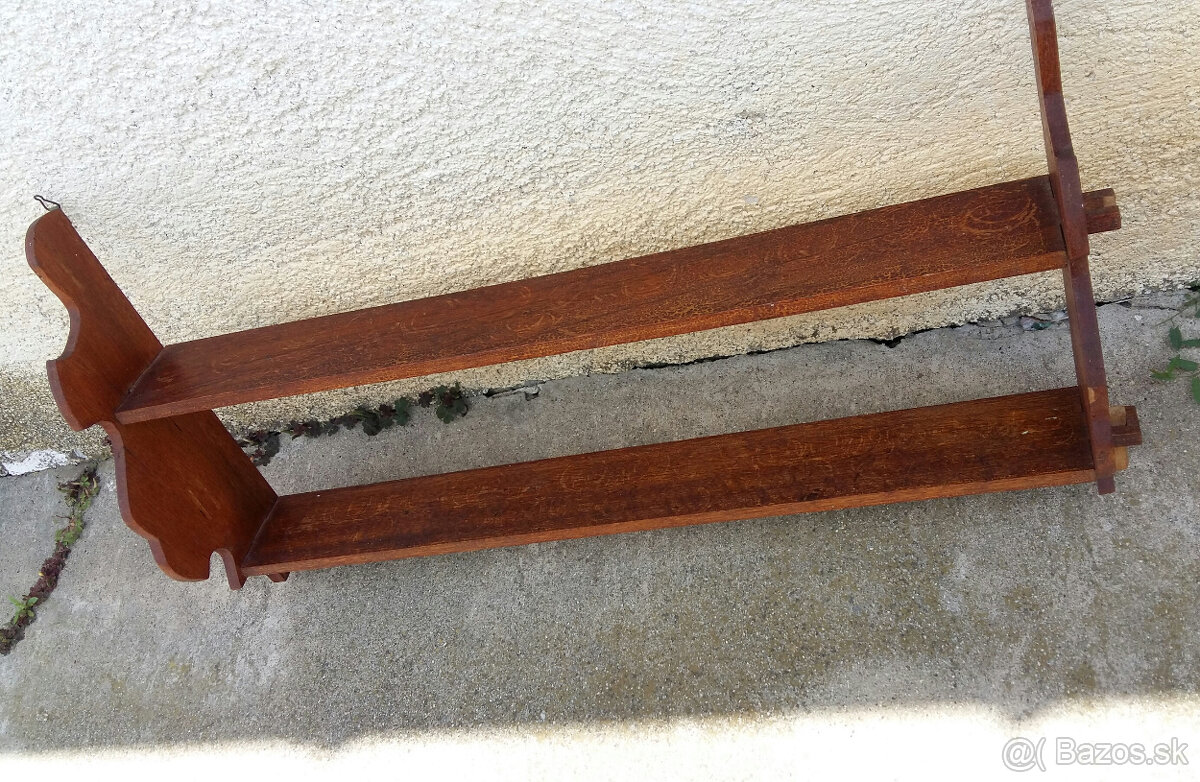 Drevené retro police - 6