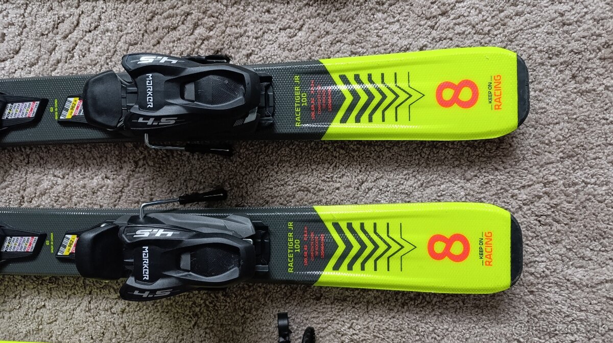 Detské lyže 100cm+paličky - 6