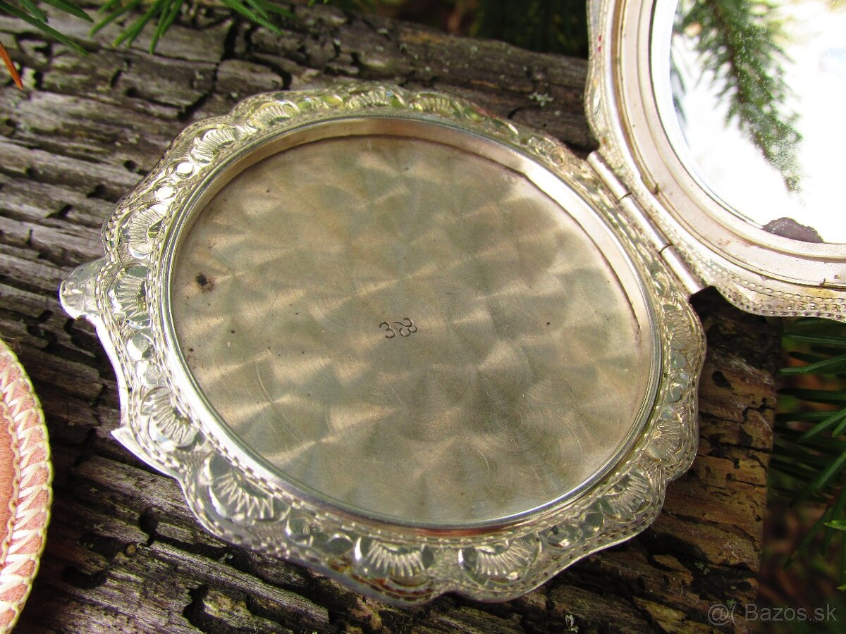 Stará strieborná pudrenka, Ag 835 - 6