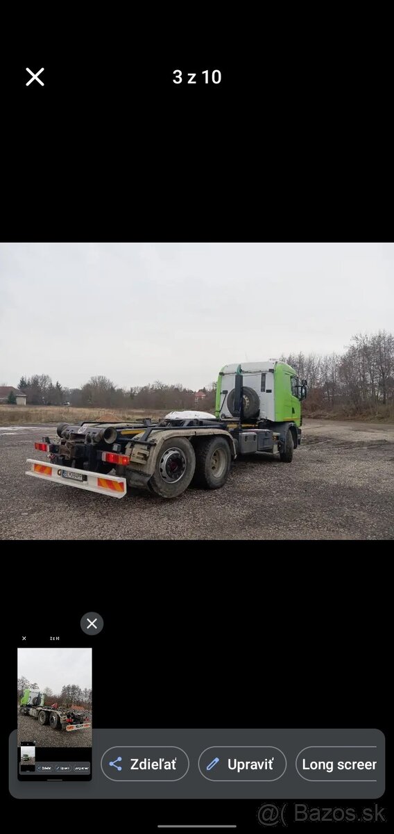 Scania V8 hakový nosič kontajnerov - 6