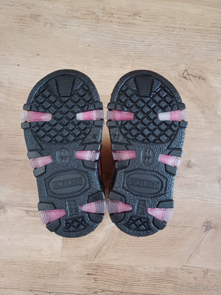 NOVÉ NENOSENÉ ZATEPLENÉ detské gumáky 21 / 22 - 6