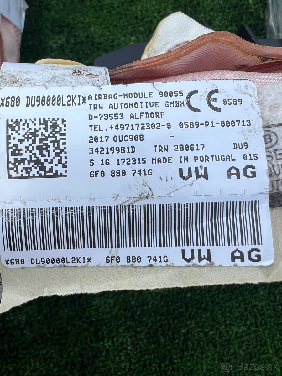 Seat Ibiza 6F 2017 airbagy palubovka pasy - 6