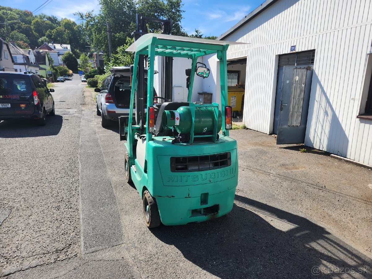 VZV Mitsubishi FD15 plynový, 1350kg, 3.7m, boční posuv - 6