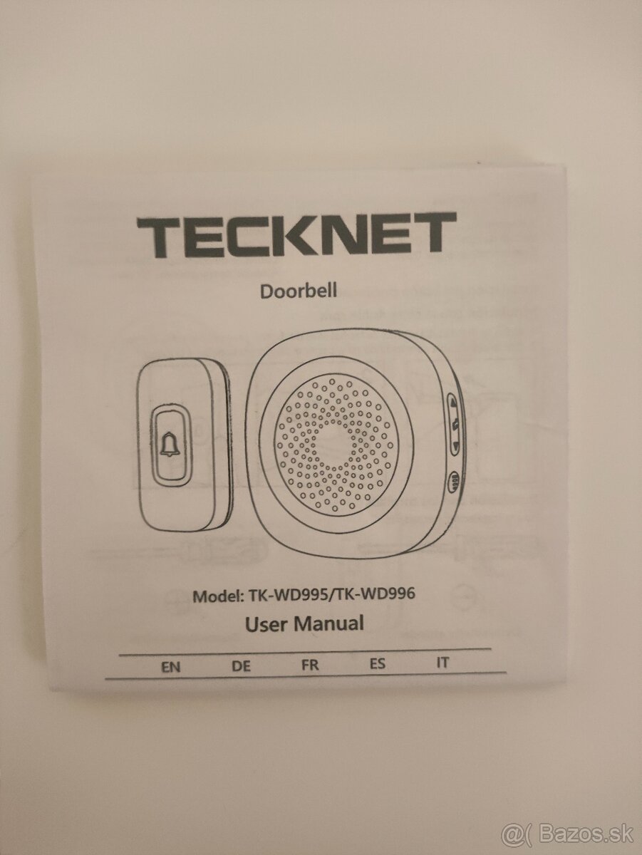 #L0092 Bezdrôtový zvonček TECKNET - 6