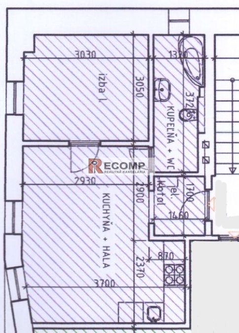 Na prenájom kompletne zrekonštruovaný 2-izbový byt v Spišske - 6