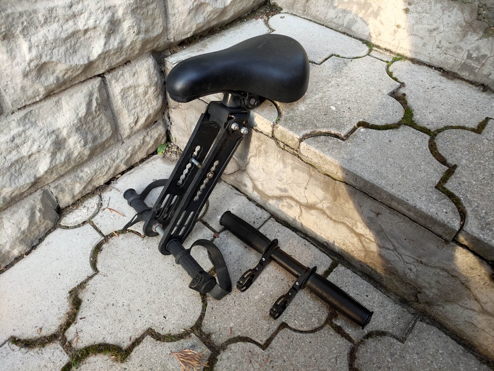 Detská sedačka na bicykel predná - 6