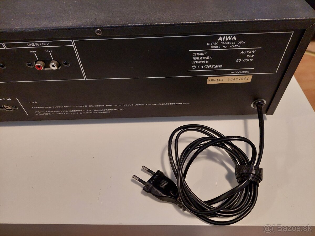Predám AIWA AD F30 Tape Deck - 6