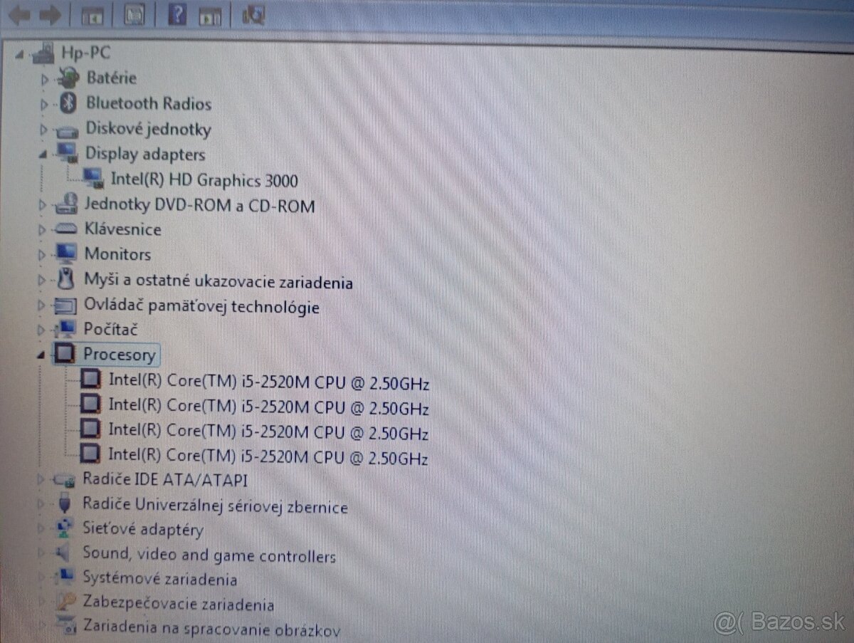Hp probook 4330s + Intel core i5 + 8gb ram + Windows 7 - 6