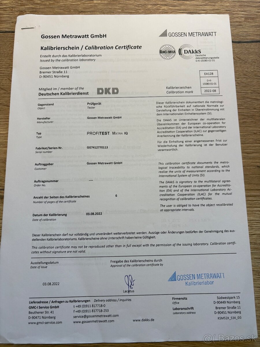 Predám PROFITEST MXTRA IQ – Gossen Metrawatt - 6