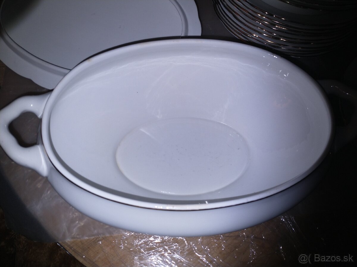 Talianska starožitna obedova súprava - 6