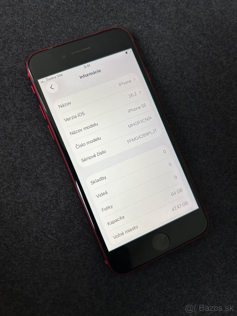 SE 2020 64GB red - 100% batéria - 6