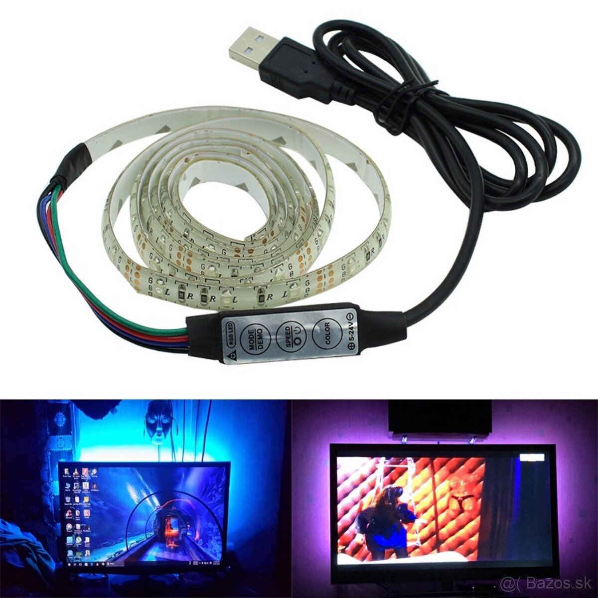 USB RGB LED pasik - 6