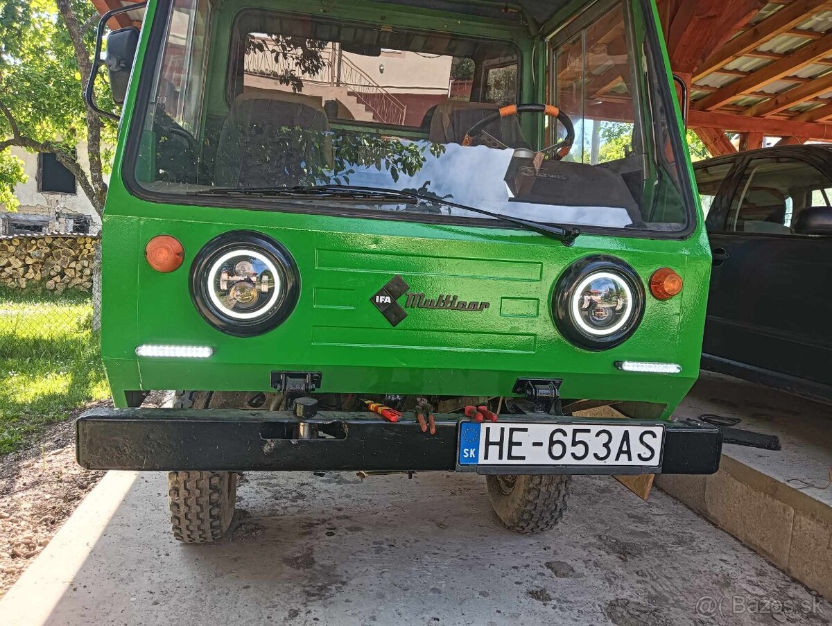 Tatra,v3s,multicar led svetla 178mm 7' (angel eyes) - 6