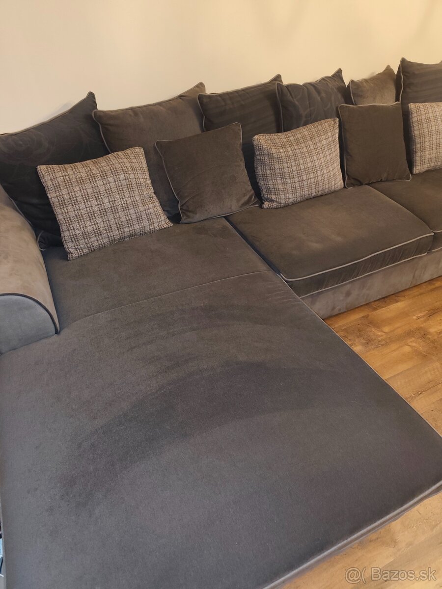 Rohová sedacia súprava, úložný priestor, rozkladacia - 6