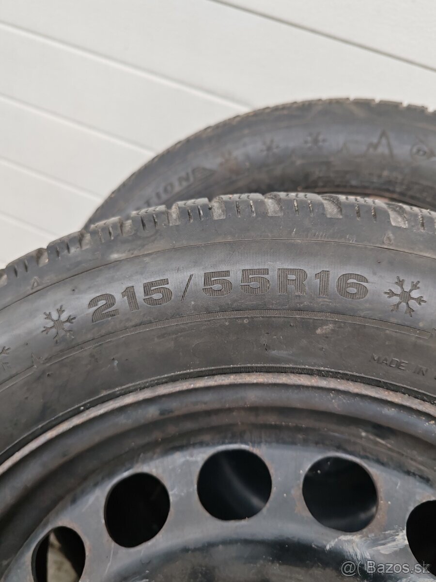 Prodám disky i s pneu 215/55/17 zimní - 6