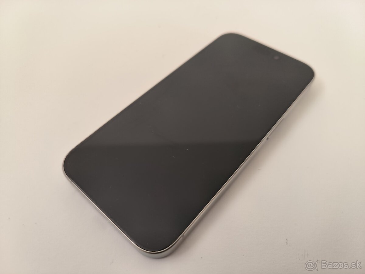 apple iphone 15 PRO 128gb White Titanium / Batéria 100% - 6