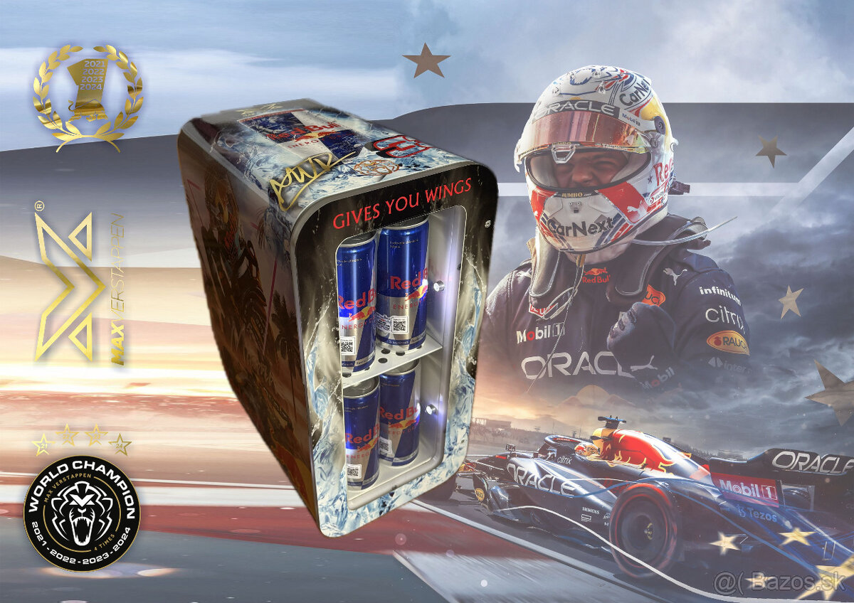 MAX VERSTAPPEN Mini Chladnička - 6