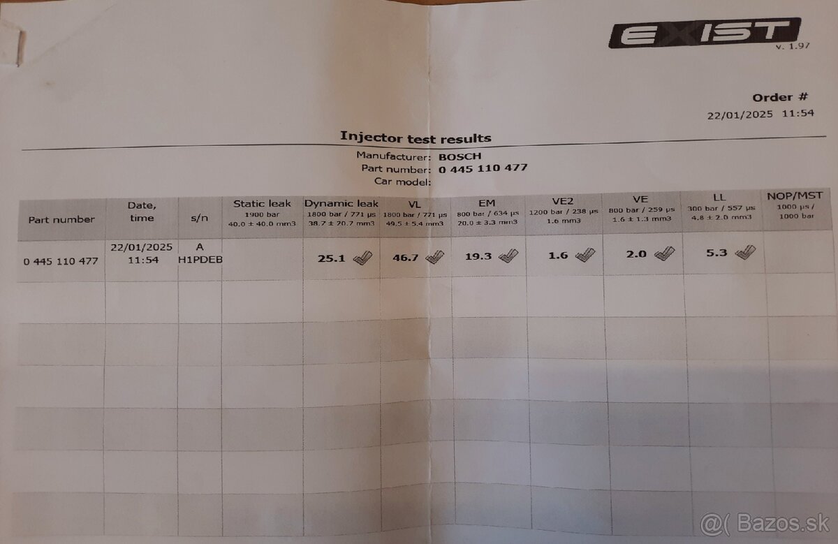 vstrekovače 04L130277G s protokolom - 6