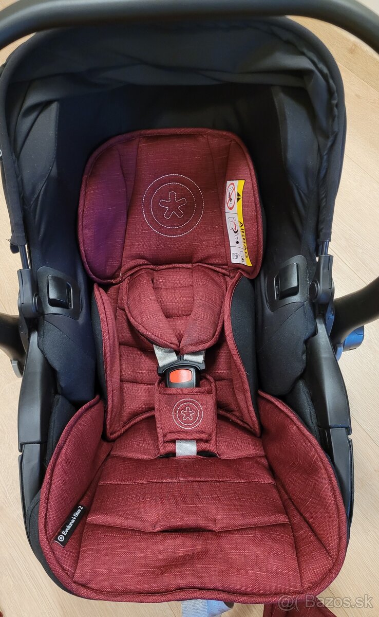 Polohovateľné vajíčko Kiddy Evoluna iSize 2 - 6