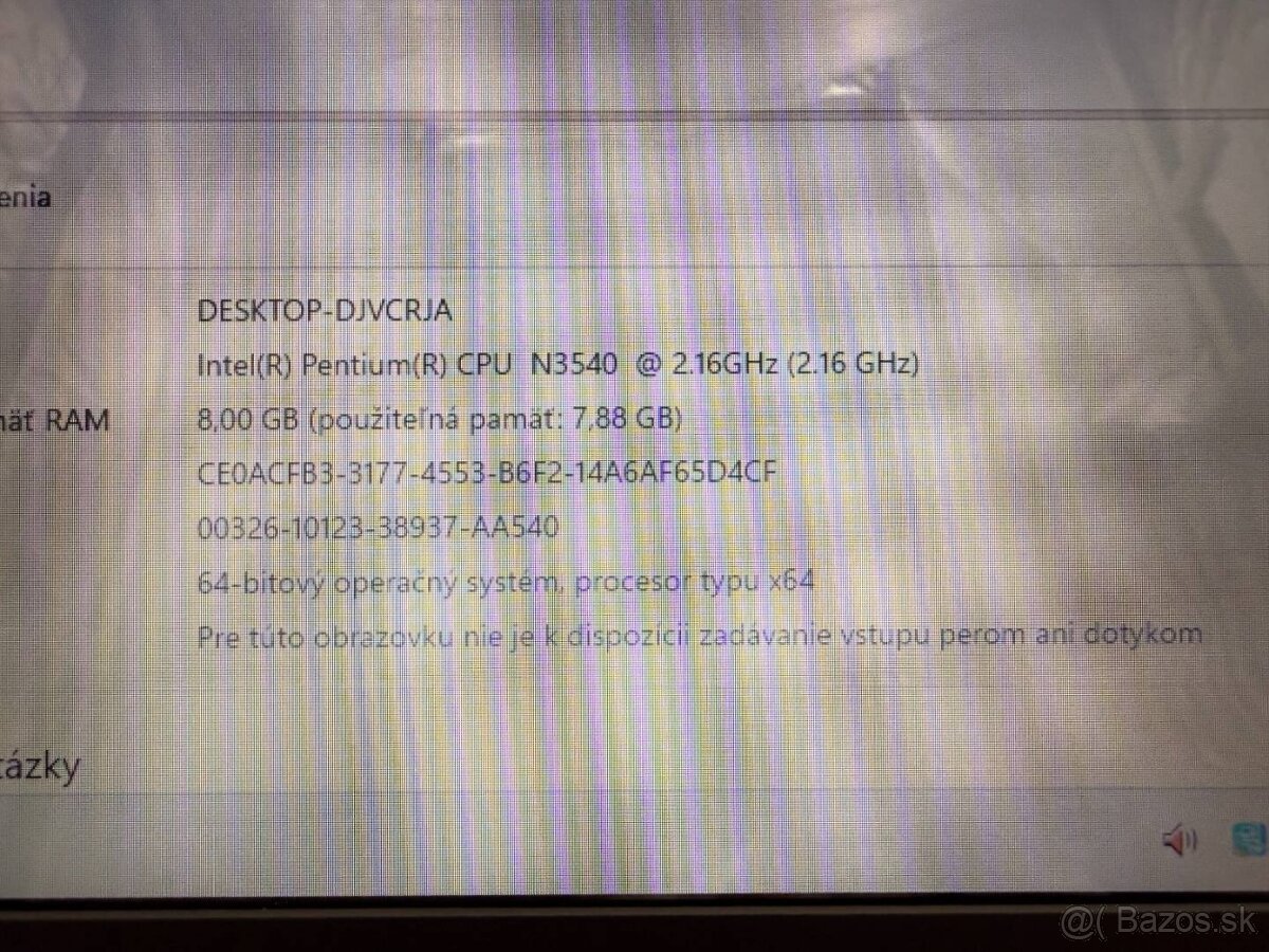 Notebook Lenovo IdeaPad 100 N3540 / 8GB RAM / 256GB SSD - 6