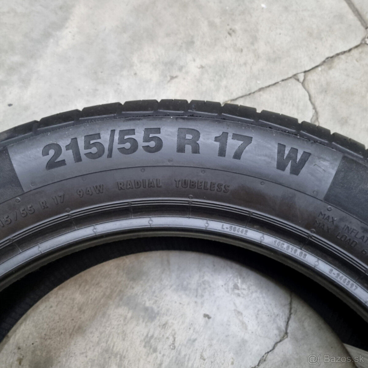 Letné pneumatiky 215/55 R17 CONTINENTAL - 6