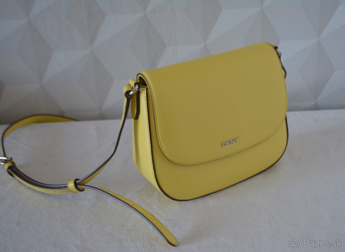 DKNY crossbody kožená kabelka - 6