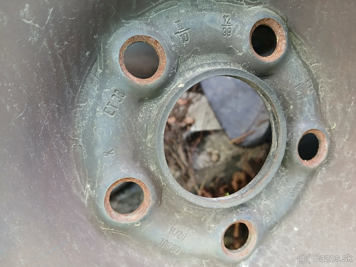 Plechové disky 5x100 - 6