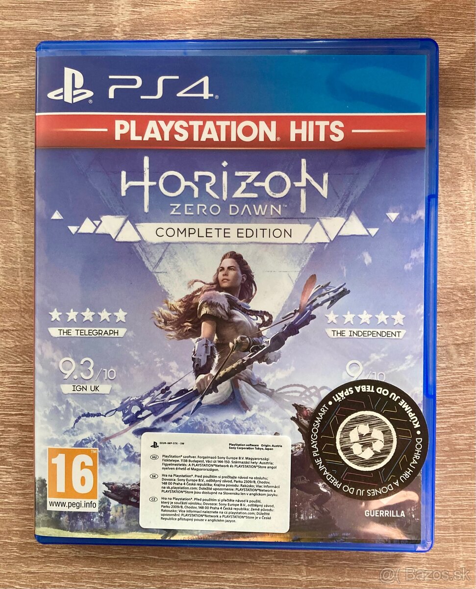 PS4 Slim 500GB + ovládač + 3 top hry (GoW, FIFA, Horizon) - 6