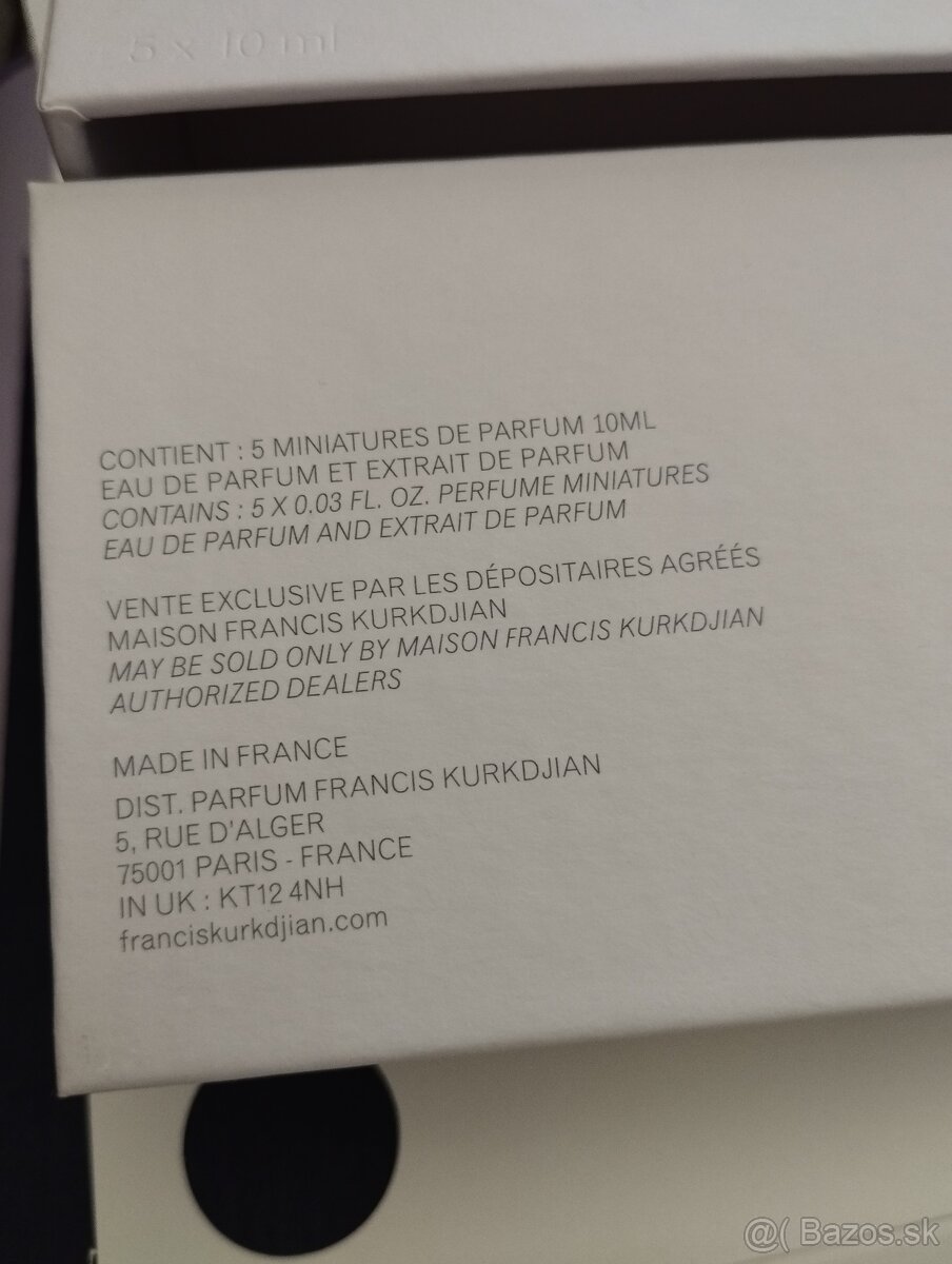 Francis Kurkdijan Gentle Fluidity Gold edp 10 ml miniatúra - 6