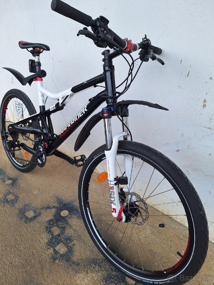 Celoodpružený horský bicykel Rockrider SIX.5 - 6